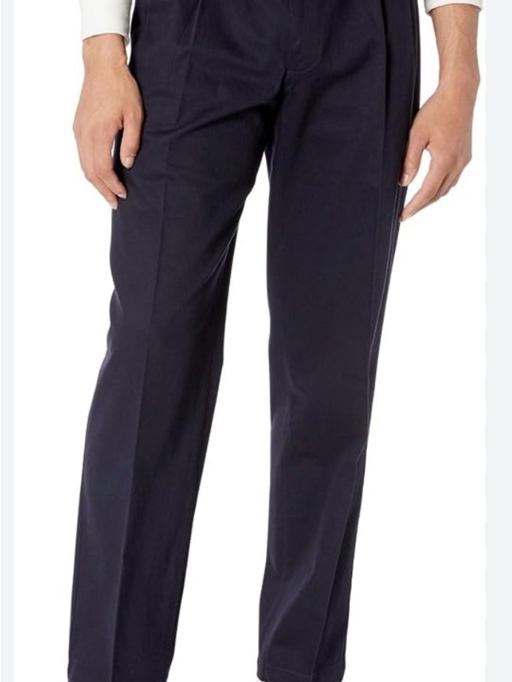 Dockers Black Chinos with Cream Interior Label